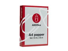 Kopieringspapper AllOffice Hålat vitt A4 80g